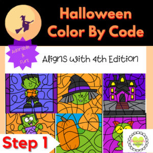 Reading System Step 1 No Prep Halloween Color By Code- FUN CVC Words Review