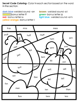 Reading System Step 3 No Prep Thanksgiving Color By Code- FUN Closed, Multisyllable Review - Image 3