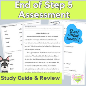 Reading System Step 5 No Prep End of Step Assessment Practice Test & Fun Review