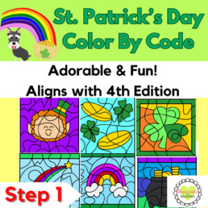 Reading System Step 1 No Prep St. Patrick's Day Color By Code- FUN CVC Word Review