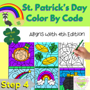 Reading System Step 4 No Prep St. Patrick's Day Color By Code- FUN VCe Syllable Review
