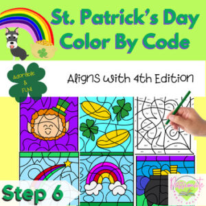Reading System Step 6 No Prep St. Patrick's Day Color By Code- FUN Suffix & Final Stable Syllable Review