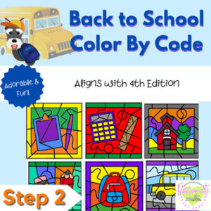 Reading System Step 2 No Prep Back to School Color By Code- FUN Blends Review