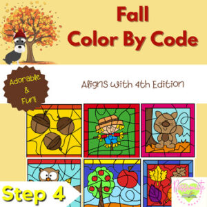 Reading System Step 4 No Prep Fall Color By Code- FUN VCe Syllable Review