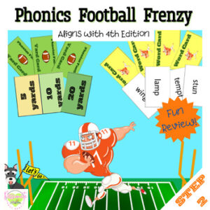 Reading System Step 2- Phonics Football Frenzy Board Game- Fun Blends Review