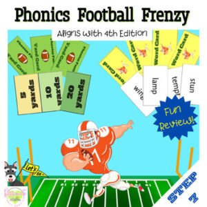 Reading System Step 7- Phonics Football Frenzy Board Game- Fun Other Sounds of c & g Review
