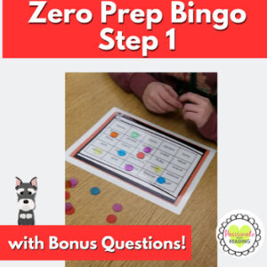 Lo Prep Reading System Step 1 Bingo Game (CVC words & suffix -s)- Fun Review!