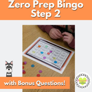 Lo Prep Reading System Step 2 (Blends) Bingo Game