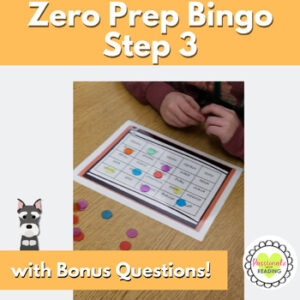 Lo Prep Reading System Step 3 Bingo Game (closed, multisyllabic words)- Fun Review!