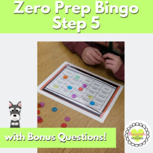Lo Prep Reading System Step 5 Bingo Game Open syllable & exceptions- A Fun Review!