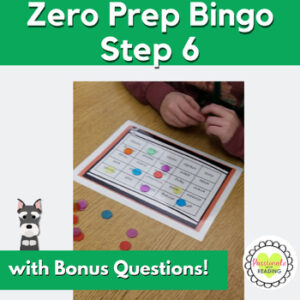 Lo Prep Reading System Step 6 Bingo Game Final Stable syllable & suffixes- So Fun!