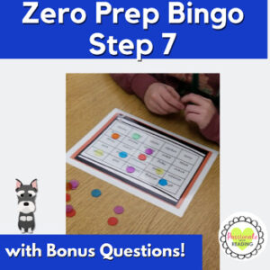 Lo Prep Reading System Step 7 Bingo Game (other sounds of c & g plus -tion)