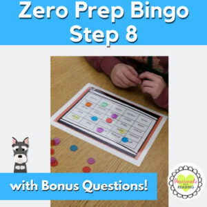 Lo Prep Reading System Step 8 Bingo Game (r-controlled syllable)- A Fun Review!