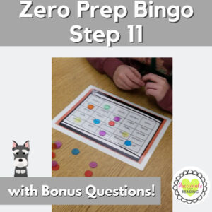 Lo Prep Reading System Step 11 Bingo Game (more i, e, y vowel work)- FUN Review!