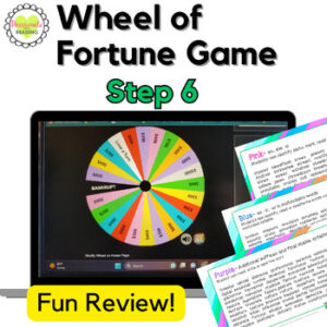 Reading System Step 6 Wheel of Fortune Phonics Game- Reviews Final Stable and Suffixes