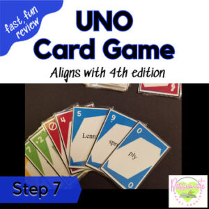 Reading System Step 7 UNO Phonics Card Game - Fun Other sounds of C & G Review!