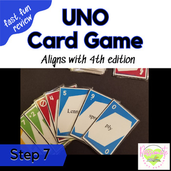 Reading System Step 7 UNO Phonics Card Game - Fun Other sounds of C & G Review!