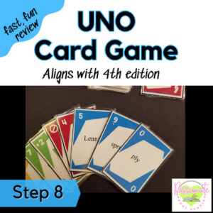Reading System Step 8 UNO Phonics Card Game - Fast, Fun r-Controlled Syllable Review!