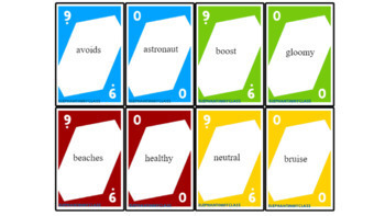 Reading System Step 9 UNO Phonics Card Game - Fast, Fun Vowel Digraph Syllable Review! - Image 3