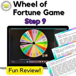 Reading System Step 9 Wheel of Fortune Phonics Game- Reviews Digraph Vowels