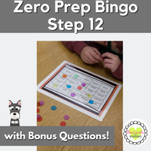Lo Prep Reading System Step 12 Bingo Game (advanced phonics)- A FUN Review!