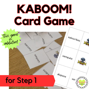 Reading System Step 1 Kaboom Phonics Card Game- Exciting CVC Review