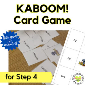 Reading System Step 4 Kaboom Phonics Card Game- Exciting VCe Syllable Review