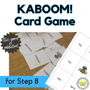 Reading System Step 8 Kaboom Phonics Card Game- Exciting r-Controlled Syllable Review