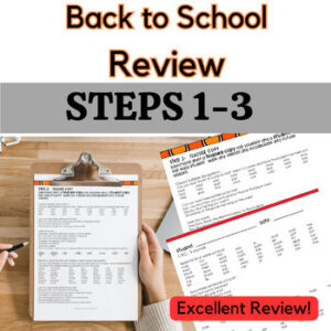 Reading System Steps 1-3 Back To School Phonics Review- Zero Prep Assessment Tool