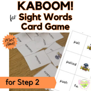 Reading System Step 2 Kaboom! High Frequency Words Card Game- Exciting Review