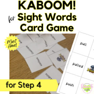 Reading System Step 4 Kaboom! High Frequency Words Card Game- Exciting Review