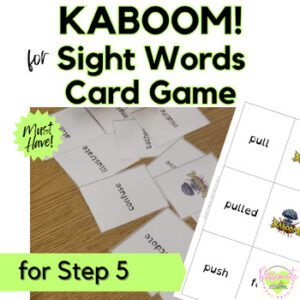 Reading System Step 5 Kaboom! High Frequency Words Card Game- Exciting Review