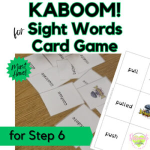 Reading System Step 6 Kaboom! High Frequency Words Card Game- Exciting Review