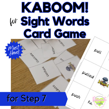 Reading System Step 7 Kaboom! High Frequency Words Card Game- Exciting Review