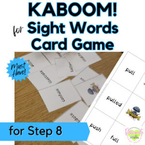 Reading System Step 8 Kaboom! High Frequency Words Card Game- Exciting Review