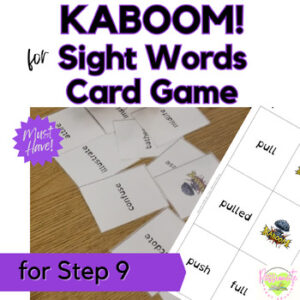Reading System Step 9 Kaboom! High Frequency Words Card Game- Exciting Review