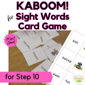 Reading System Step 10 Kaboom! High Frequency Words Card Game- Exciting Review
