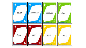Reading System Step 8 High Frequency Words UNO Card Game- Fast, Fun Review - Image 2