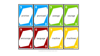 Reading System Step 10 High Frequency Words UNO Card Game- Fast, Fun Review - Image 2