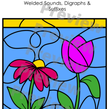 Reading System Step 1 No Prep Spring Color By Code- FUN CVC Words Review - Image 4