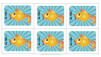 Reading System Step 1 Go Fish Rhyming Words Card Game- Fun CVC Words Review - Image 3