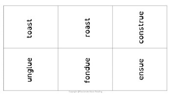 Reading System Step 9 Go Fish Rhyming Words Card Game- Fun Vowel Digraph Syllable Review - Image 3