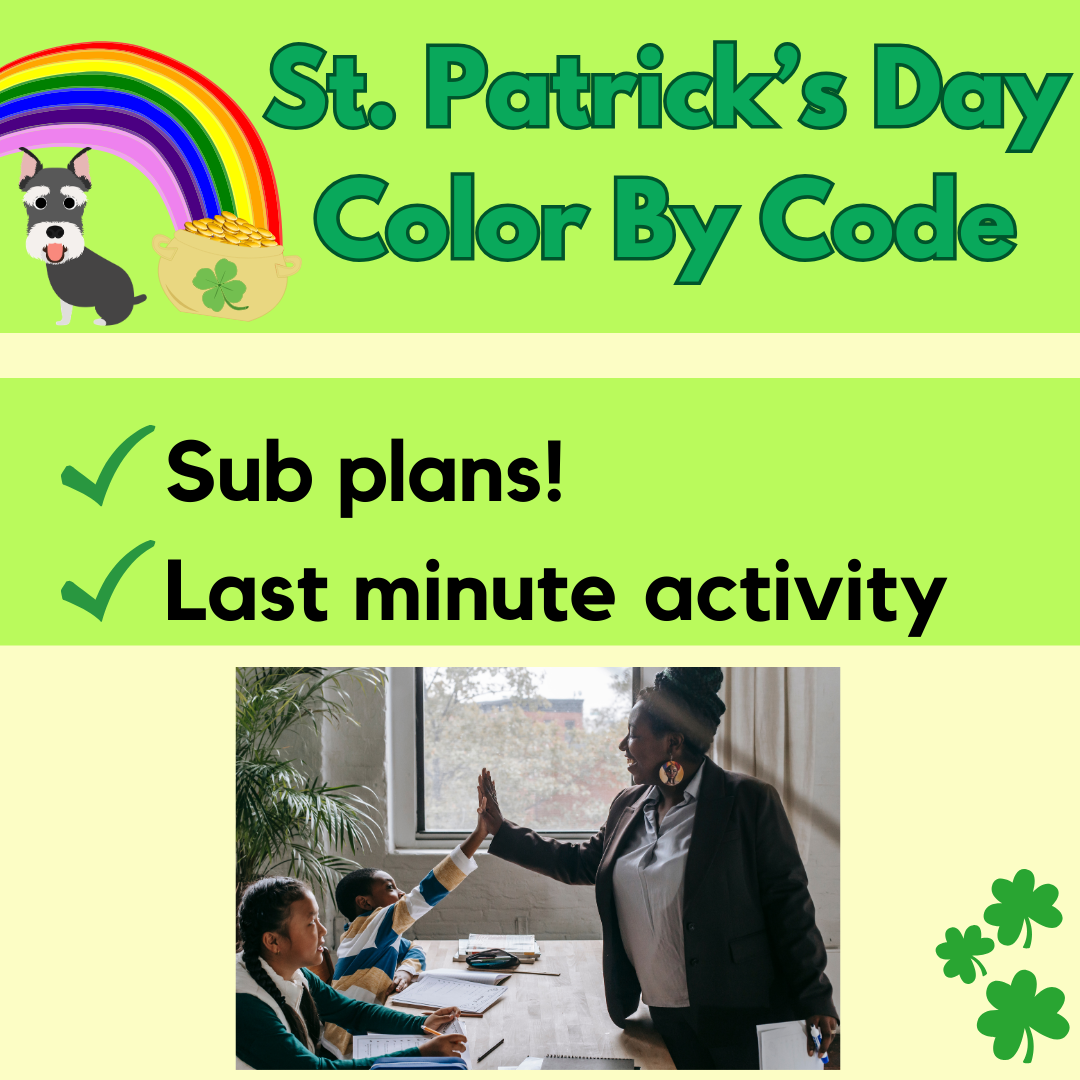 No Prep St. Patrick's Day Color By Code Bundle for Steps1-6, Wilson Reading System Aligned - Image 2