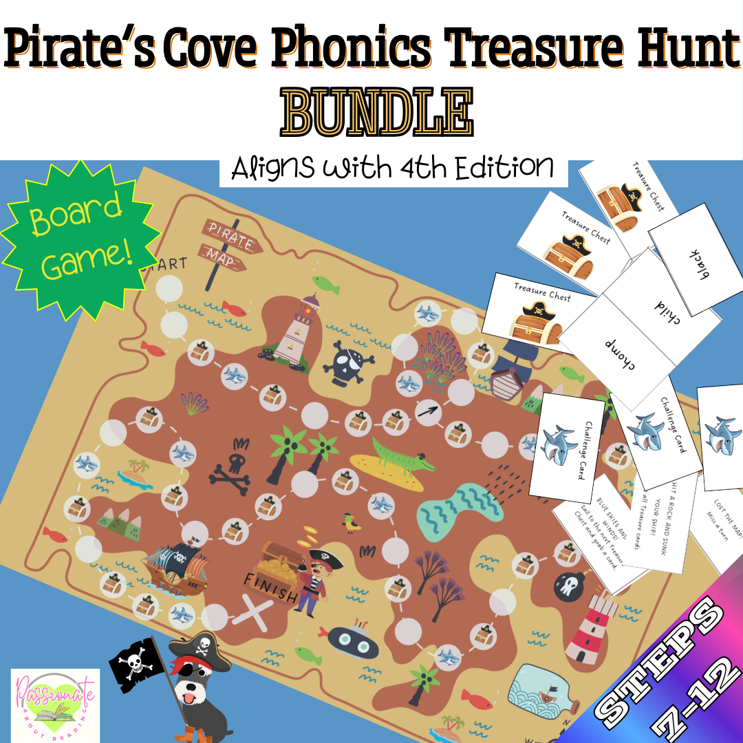 Pirate’s Cove Treasure Hunt Bundle, Reading System Aligned Steps 7-12