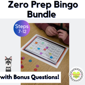 Bingo Bundle Steps 7-12, Reading System Aligned