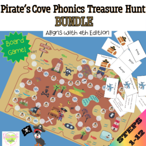 Pirate's Cove Treasure Hunt Bundle, Reading System Aligned Steps 1-12