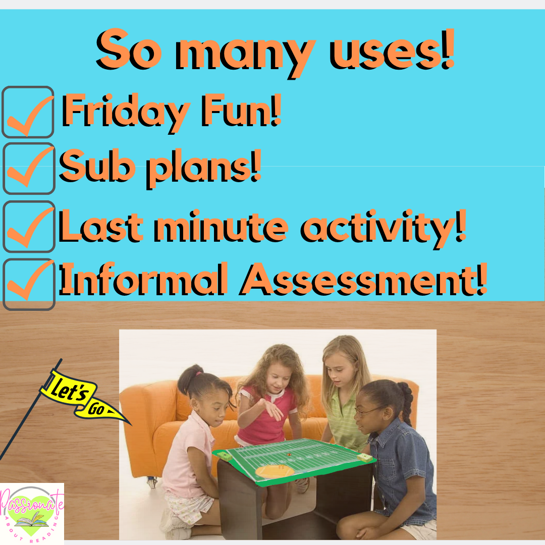 Football Frenzy Board Game Bundle for Steps 1-6, Wilson Reading System Aligned - Image 3