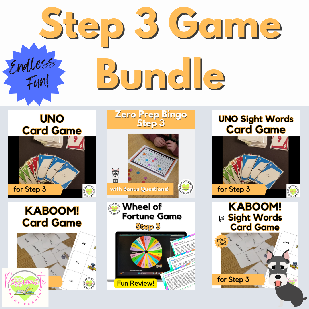 Step 3 Games Bundle, Wilson Reading System Aligned