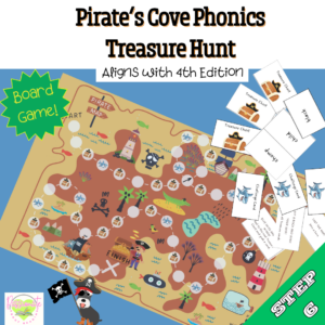 Reading System Step 6 Treasure Hunt Board Game- Final Stable Syllable+Suffixes