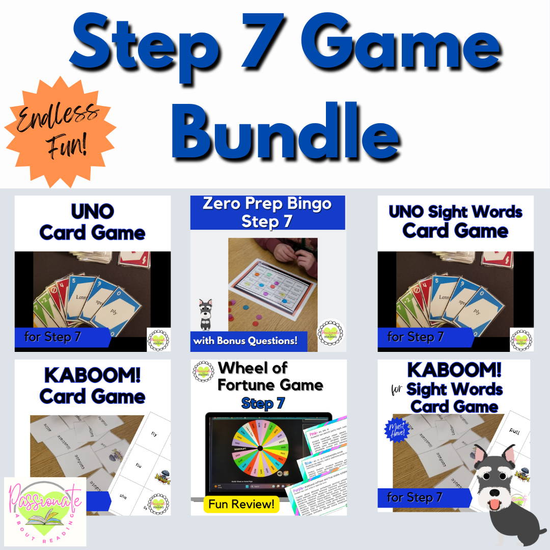Step 7 Games Bundle, Wilson Reading System Aligned